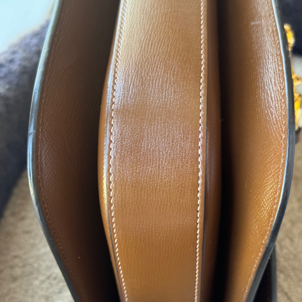 SOLD!!!! GUCCI Leather Horsebit 1955 Shoulder Bag in GUC!🔥 - Picture 11 of 16